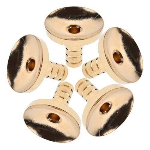 Kichvoe Soporte Metálico para Conos de Incienso Reflujo, Base de Cono de Latón, Juego de 5 Piezas, Soporte para Incienso en Sala, Dormitorio y Yoga, Porta Varillas Compacto para