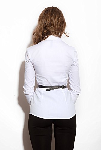 keland Fetisch Damen Leder Brust Harness Brustgurt Schulter-Auflagen Einstellbar (Schwarz-1)