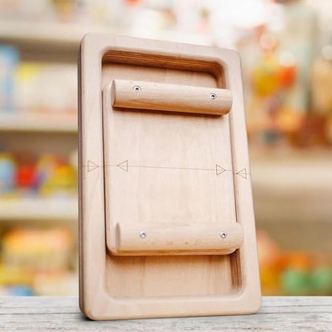 Wooden Finger Exerciser, WhiteOak Crimp Clash, Tug of War for Climbers, Combines Armwrestling with Tug-of-War, Hand Exercises Wooden Finger Gripper, Interactive Finger Competition Board