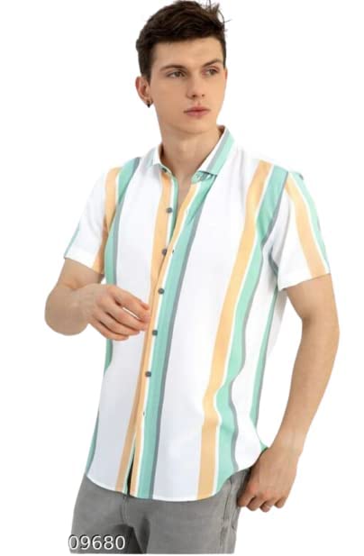 Image of Funky Printed Shirt for Men Half Sleeves