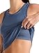 Reebok Women’s Mastermind Medium Impact Bra Tank, Standard Fit, Lightweight Stretch Poly Performance Interlock Fabric, Vector Shadow, Large