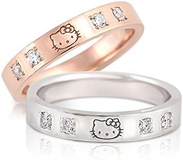 Amazon ハローキティ ドットリング Hello Kitty リング Ring 指輪 キティちゃん グッズ レディースジュエリー アクセサリー プレゼント ギフト ラッピング無料 誕生日 記念日 女性 シルバー 13 リング 通販