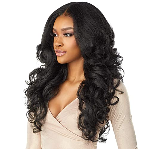 Image of Sensationnel What Lace 13X6 Wigs - Latisha Lacefrontal Hand Tied Glueless Synthetic With Natural Density Preplucked Hairline (FLAMBOYAGESAND)