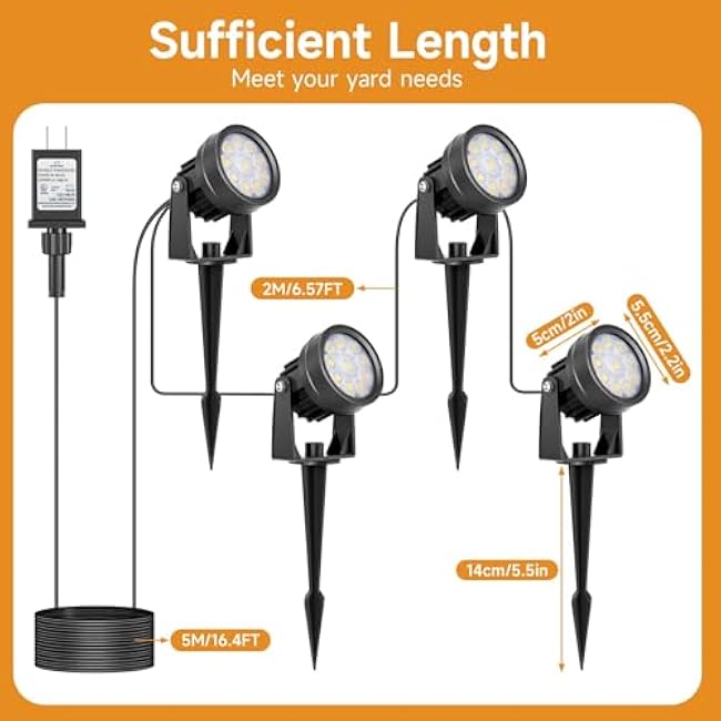 Outdoor Spotlights LED Spot Lights 3000K Warm White