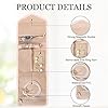 Aucuu Schmuckroll Organizer Tasche, Faltbar Reise Schmuck Organizer, Schmuckrollen Tragbare, Travel Schmuckaufbewahrung Tasche für Ohrring Ringe Halsketten Uhren Armbänder Broschen #2