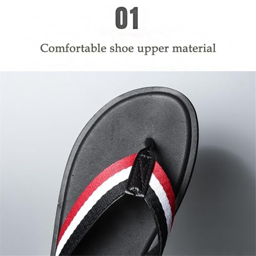 Herringbone slippers for men's summer, soft sole wear resistant, beach men's sandals2
