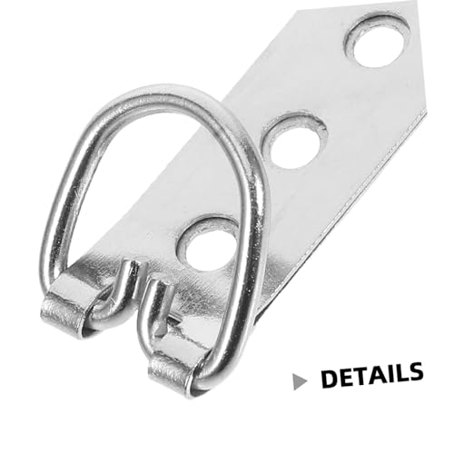 Image of COHEALI -Ring Screws for Picture Frames 8pcs Heavy Duty Hardware for Easy Hanging of Wood Plastic Metal Frames