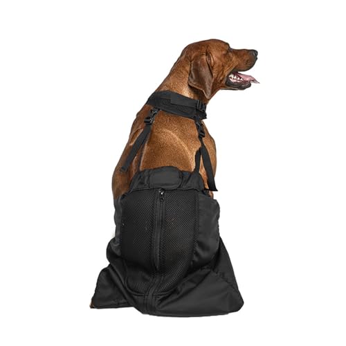 DONGKER Hunde Schlepptasche, 1 Stuck Langlebig Hunde Schleppsack für behinderte/gelähmte Hunde | Schützt Gliedmaßen | Strapazierfähiges Nylon | Atmungsaktiv und bequem