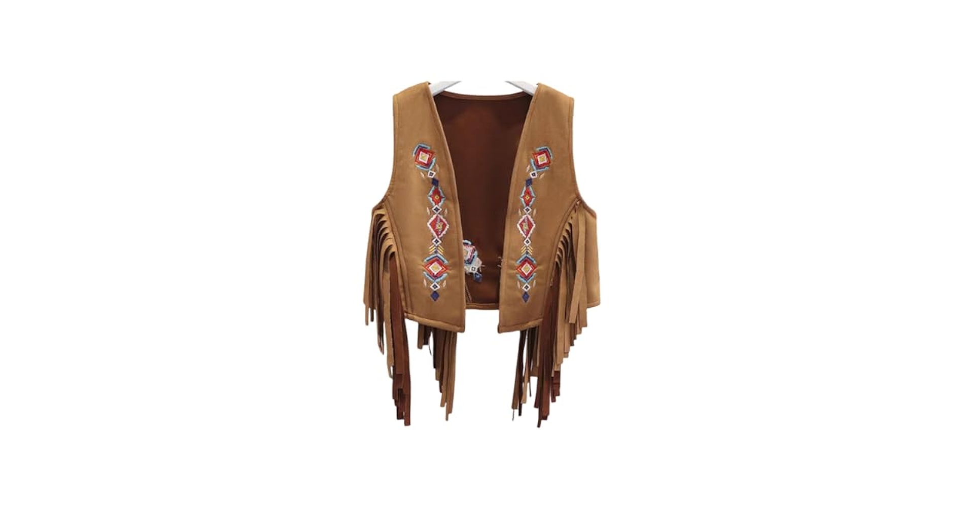Acka fringe flower long vest サイズ2 acka fringe flower long
