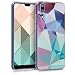 Produktbild kwmobile Huawei P20 Hülle - Handyhülle für Huawei P20 - Handy Case in Dreiecke Asymmetrie Design Hellblau Rosa Blau