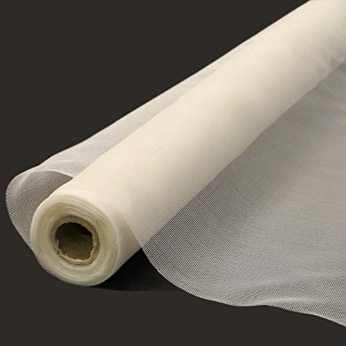 Image of UR LITTLE SHOP Fiberglass Mosquito Net for Windows 4 /9 Feet (120 /270 Cm) 48 /108 Inches 1 Year Guarantee Without Stitching (White Color) 200GSM