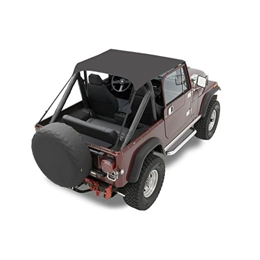 Bestop 5250801 Traditional Bikini Top for 1976-1991 CJ7/CJ8 & Wrangler