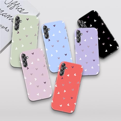 Image of COLORflow Back Cover Compatible with Samsung Galaxy A14 5G / 4G | Family of Hearts Customized | Glossy Armoured Bumper with Camera Protection Back Cover Compatible with Samsung Galaxy A14 5G / 4G