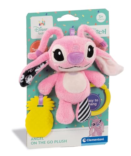 Clementoni Baby Enfant Disney Stitch-Angel Rattle, Enfants 3 Mois, Jouet D'Apprentisage Sensoriels, Multicolore - 17937 – Image 3