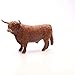 Schleich Farm World Realistic Highland Bull Cow Animal Figurine - Highly Detailed and Durable Farm Animal Toy, Fun and Educational Play for Boys and Girls, Gift for Kids Ages 3+
