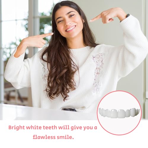 Image of 2 Pairs Temporary Smile Support Adjustable for All Genders, Top and Bottom, Temporarily Adjustable for Men and Women, Regain Confidence
