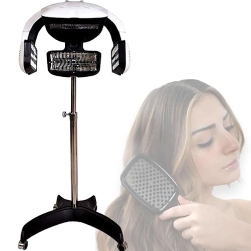 DPLXQPP 700w Professional Hair Dryer,Upright Hair Dryer,Hair Color Processor,1400w Powerful Temperature Perm Color Heater,Processor Suitable for Beauty,Spa,Home,Salon Equipment,Vertical-110V