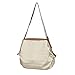 Bellino Accordion Hobo Tote, Natural, White
