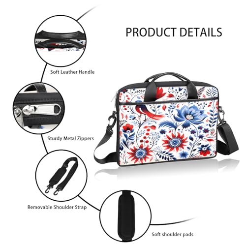 Bolso Abstract Boho Floral para Laptop 15" miniatura 4