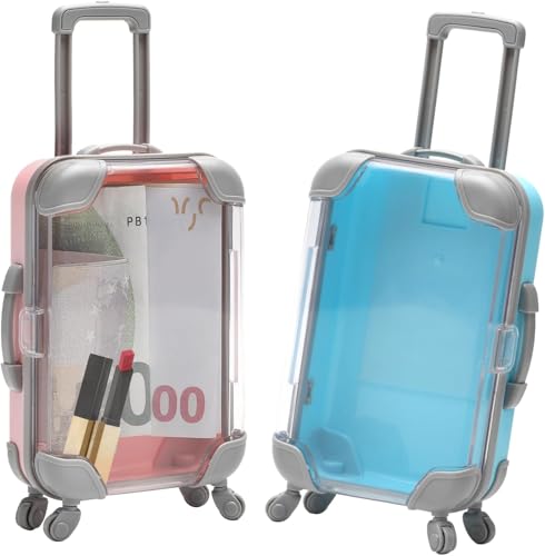 【 Capsula pianificazione del viaggio: utilizzate la mini valigia come una capsula del tempo: posizionate il sogno, le note e le banconote – e aprilo per iniziare il viaggio. Questa valigia regalo in denaro ispira a nuovi obiettivi e rimane come decorazione per valigia