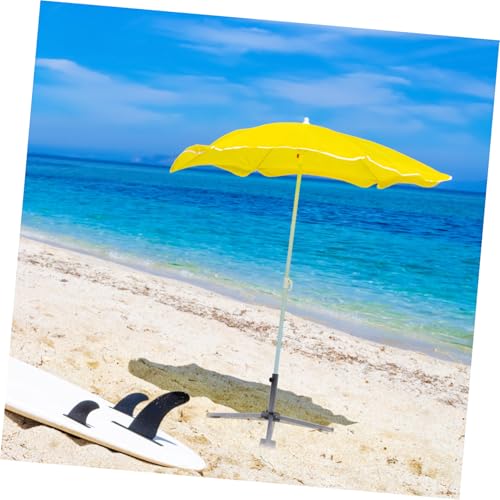 Pied de parasol de terrasse réglable, support de parasol de plage et d'extérieur nomade - 5