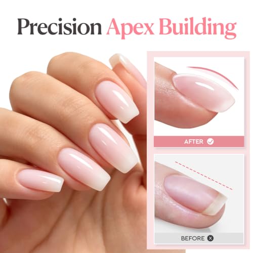 Image of AzureBeauty Nude Pink Builder Gel for Nails 18ml 7-in-1 UV LED Strengthener