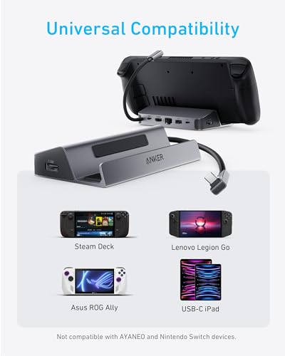 Anker Steam Deck Dock, 6-in-1 4K@60Hz HDMI Docking Station for Steam Deck - image 7