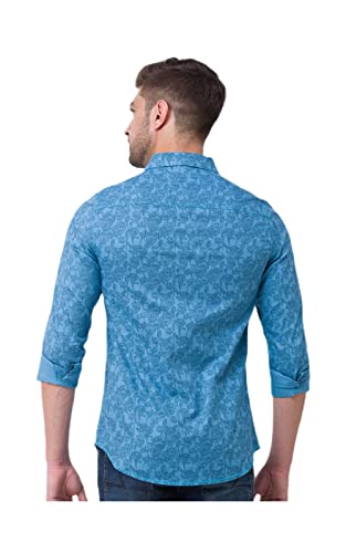Image of Spykar Sulphur Men's Slim Fit Shirts