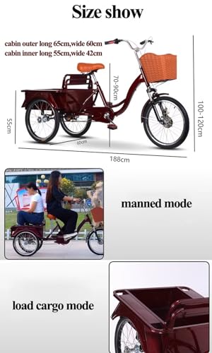 Triciclo Paseo para Adultos 20 Pulgadas miniatura 7