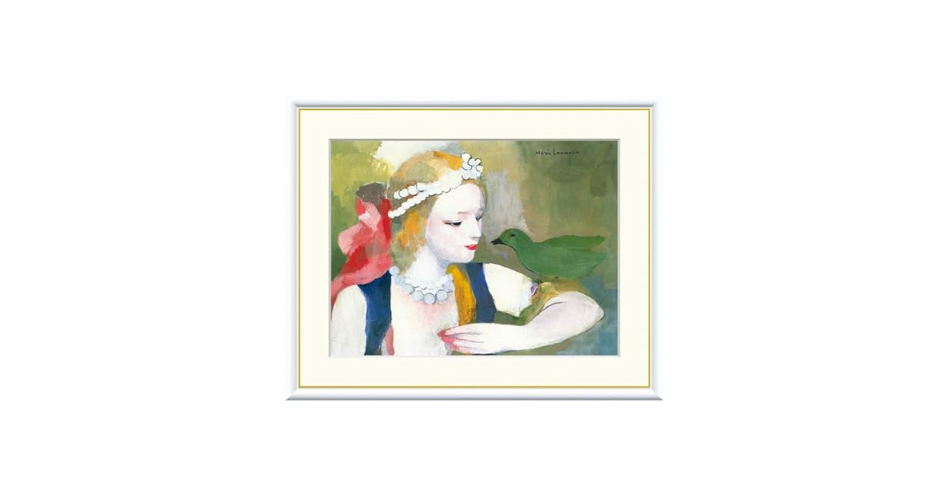 マリー・ローランサン　リトグラフ　大判　インテリア　絵画　人気作家 マリー・ローランサン リトグラフ 大判 インテリア 絵画 人気作家