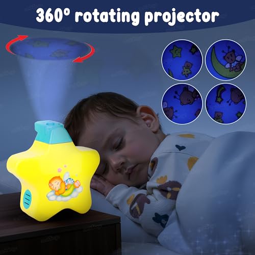 Image of Zest 4 Toyz Star Projector with Gentle Music and Soothing Light Battery Operated Portable Nursery Toy for for Babies, Multicolor