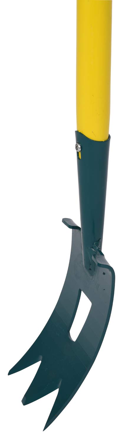Leborgne, Binette Trident Naturovert, Écologique et Ergonomique, Vert, Manche extra-long de 150 cm pour prévenir du mal de dos, Outil pour désherber de manière très intensive les terrains nus.