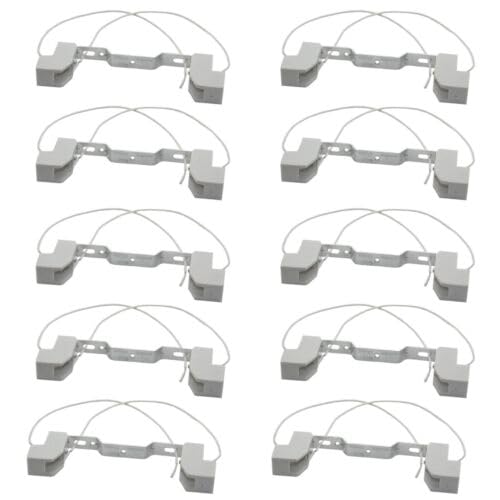 Catering Parts UK Gantry Heat Lamp Ceramic Holder R7 Style for Push Fit 118mm / 120mm Halogen (10)