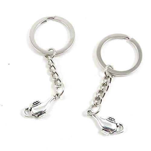Llavero de plata envejecida B2XI3A Aladdin Genie Magic Lamp Llavero Anillo Etiqueta Joyería...