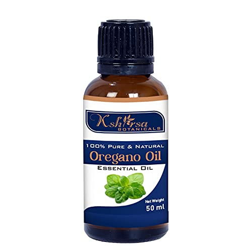 100% Pure & Premium, Undiluted Oregano Esential Oil (Origanum Vulgare) For Skin Care & Hair Treatment - Steam Distilled (50 ml)