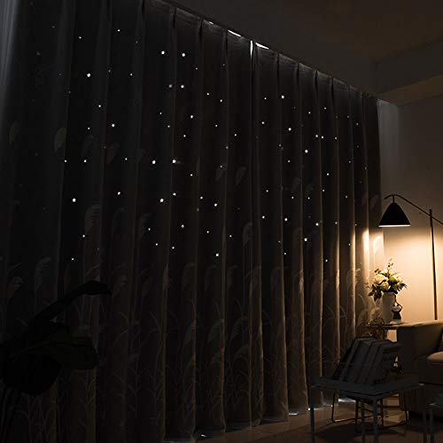 Cortina de encaje bordada con tejido suave y opaco para una decoración sofisticada 8