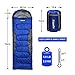 0 Degree Winter Sleeping Bags for Adults Camping (350GSM) -Temp Range (5F – 32F) Portable Waterproof Compression Sack- for Big and Tall in Env Hoodie: Hiking Backpacking 4 Season