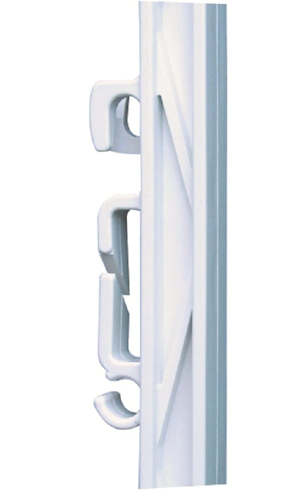Weidezaunpfahl Kunststoffpfahl Steigbügel 115cm 6 Bandösen 4 Seilösen mit Stahlnagel (10er Pack)
