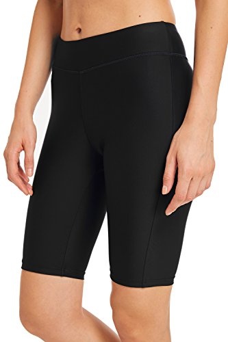 Wetopkim Women's Boardshort Swim Bottom High Waisted Tankini Swimwear Long Shorts