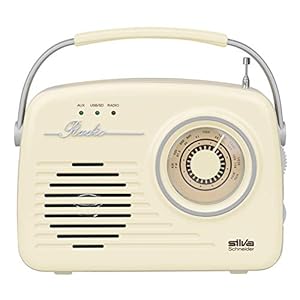 Silva-Schneider Mono 1965, kofferradio, net- of batterijvoeding, beige