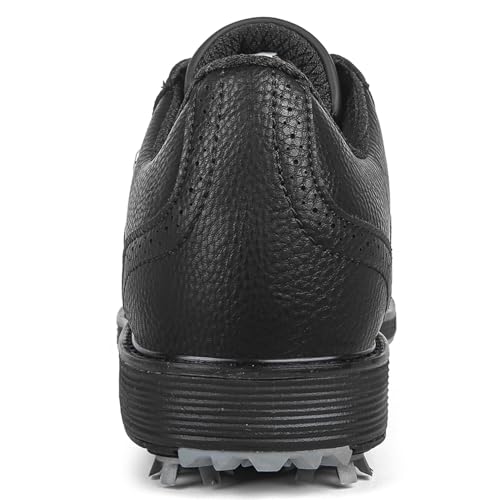 Image of Spikes Golf Shoes Men Professional Golf Shoes Waterproof Walking Footwears for Golfers Outdoor Gym Sneakers