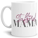 Wunderschöne, glänzend bedruckte Keramiktasse für die gemeinsame Kaffeepause mit dem geliebten Hund - ein einzigartiges Geschenk perfekt für jede Hundemama