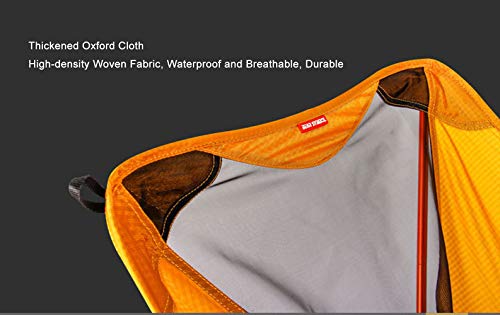 Chaises de jardin pliantes légères orange avec sac de transport - 3