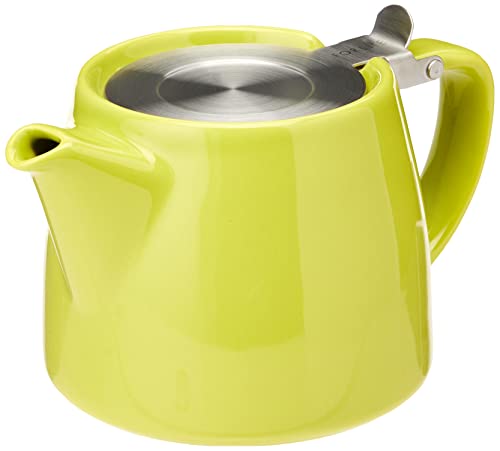Image of Forlife Stump Teapot 530 mL, Lime, Ceramic
