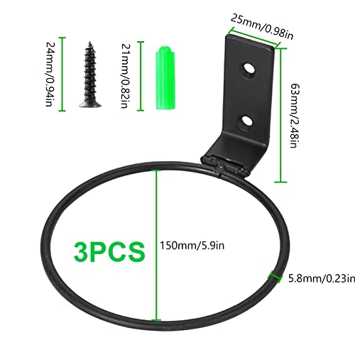 6 Faltbare Blumentopfhalter Aus Metall - Wandmontage Für Garten & Balkon