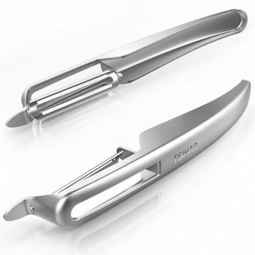 Kitchen Peeler for Apple, Potato and Carrot, with High Carbon Steel Sharp Blade, 2-PCS