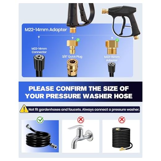 Saker Short Pressure Washer Gun with Foam Cannon