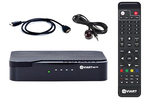 QVIART OG3WS, Receptor Linux SATÉLITE Full HD IPTV Ott + DVB-S, Internet TV Stalker IP por la App Qviart TV, Xtream & M3U, Define OS E2 Multiroom, Youtube, Personalizable