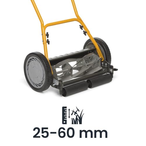 Stiga Scm 240 R Tagliaerba Elicoidale A Spinta, 40 Cm, Regol. 25–60 Mm – 5 Lame, Rullo Posteriore – Prati Fino A 50 M² - 6