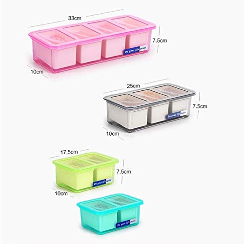 Set kruidenbox, kruidenpotje, grote capaciteit, gegrild zout en MSG gecombineerde kruidenbox - Afbeelding 3